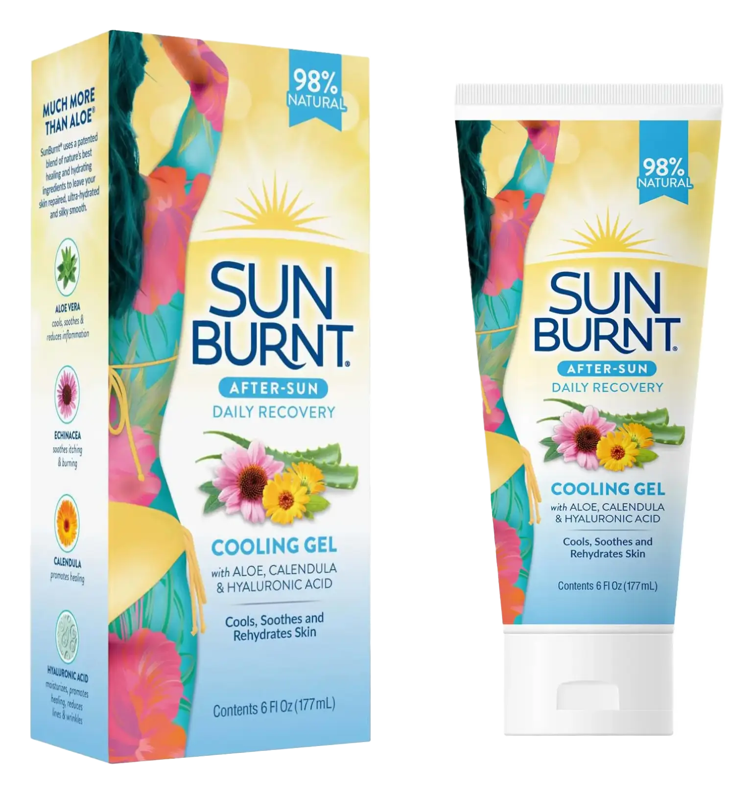 SunBurnt After-Sun Daily Recovery Cooling Gel