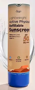Hygr Lightweight Moisturising Active Physical Refillable Sunscreen