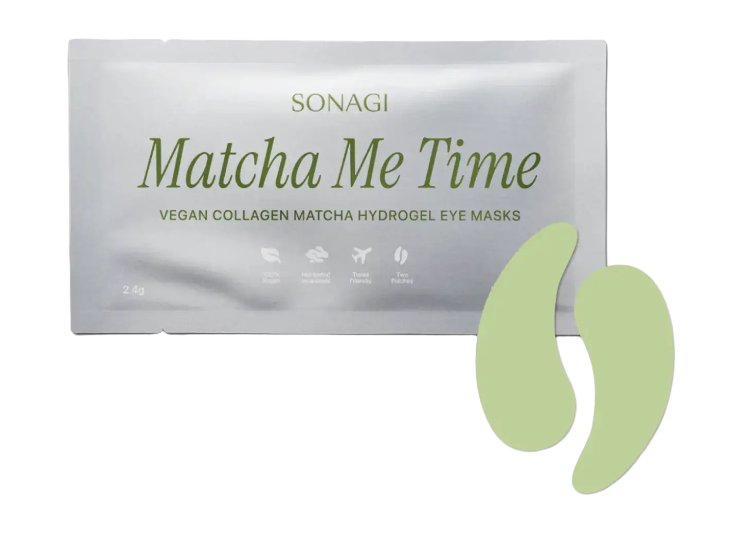 Sonagi Matcha Me Time Vegan Collagen Hydrogel Eye Masks