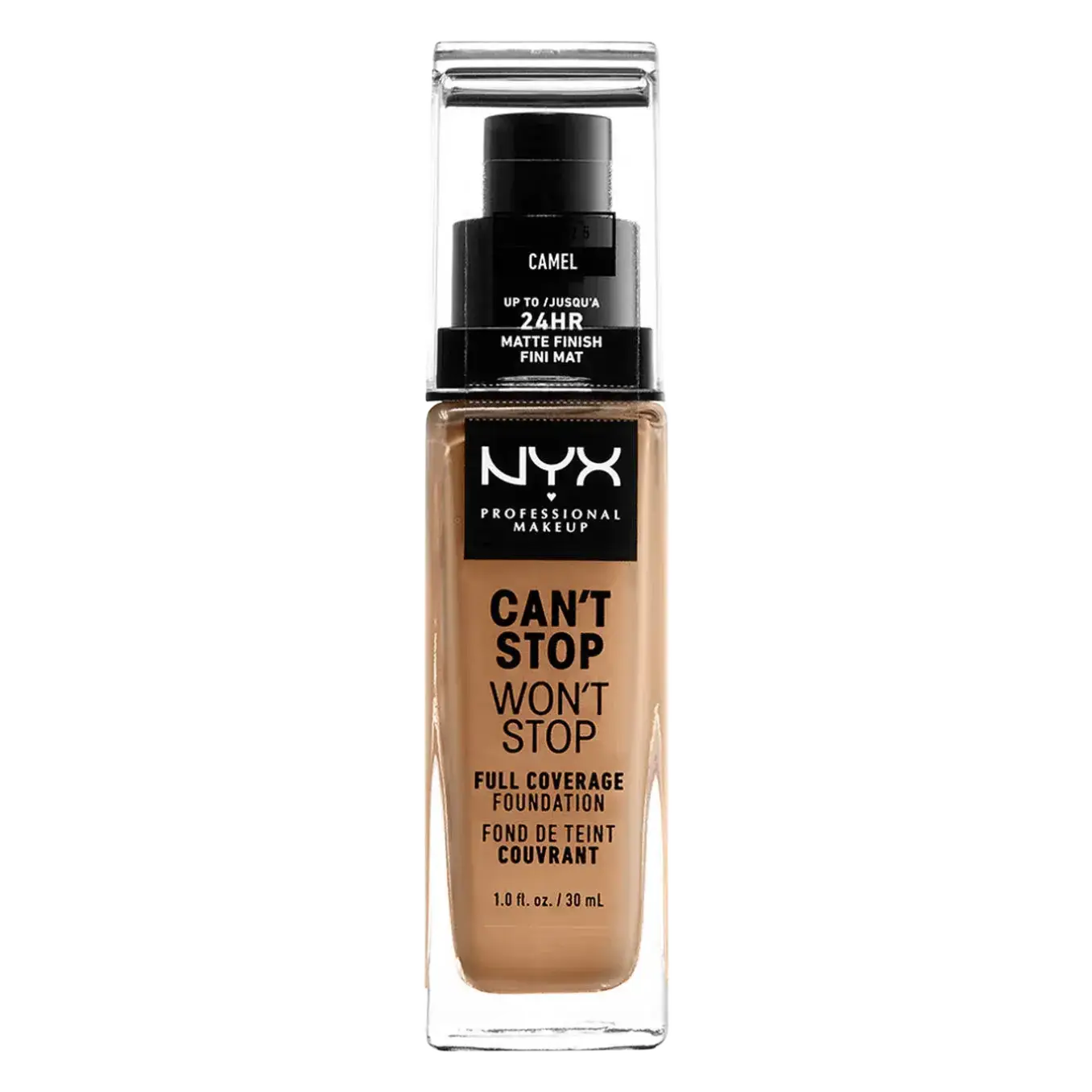 NYX Cosmetics Can't Stop Won't Stop Full Coverage Foundation 12.5 Camel