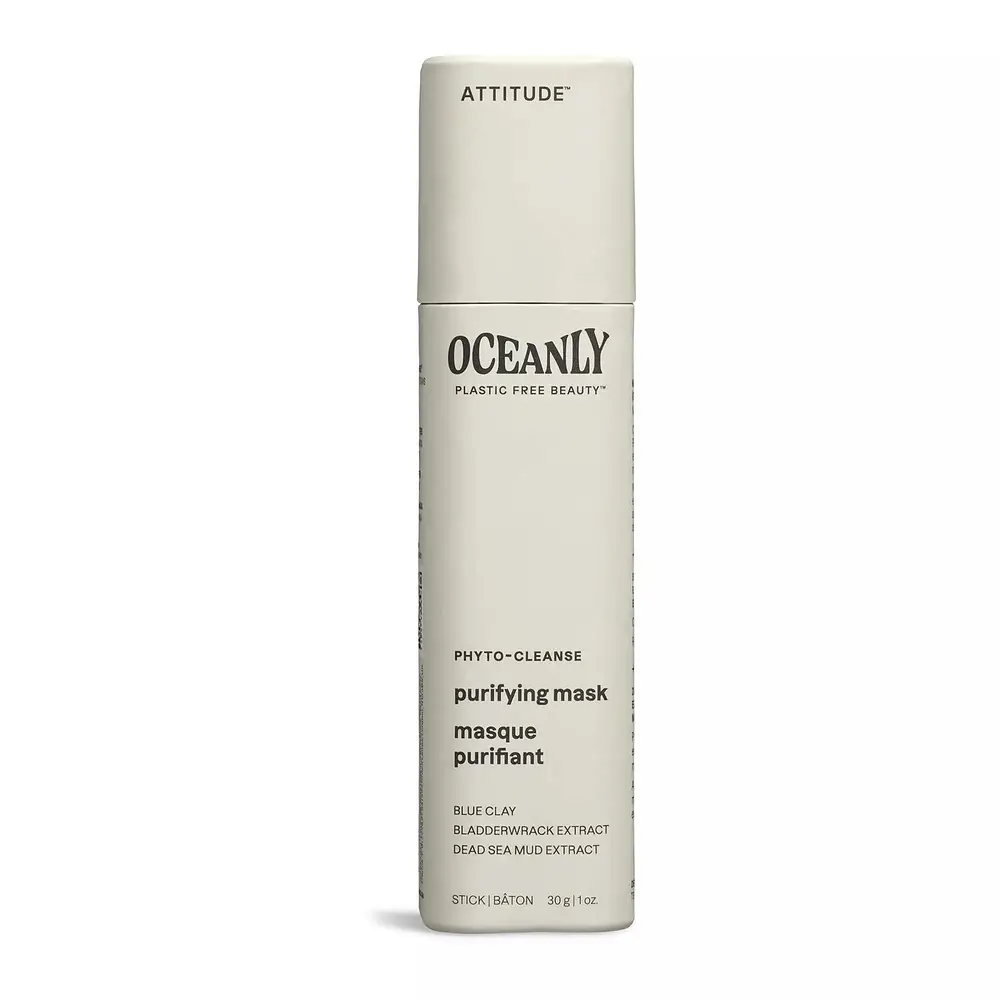 ATTITUDE Oceanly™ - Phyto-Cleanse  Purifying Solid Mask with Blue Clay