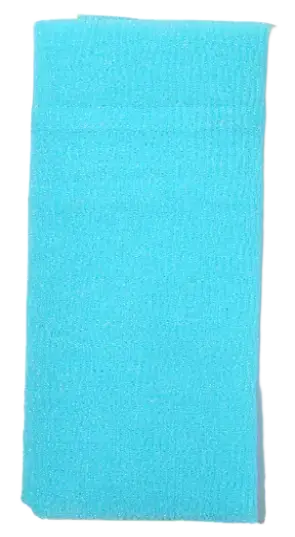 AOA Skin Exfoliating Bath Towel Blue