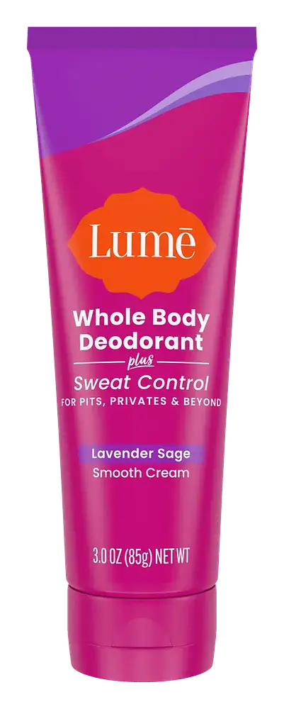 Lume Cream Tube Deodorant + Sweat Control Lavender Sage