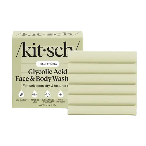 Kitsch Glycolic Acid Resurfacing Face and Body Wash
