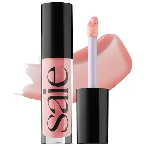 Saie Glossybounce High-Shine Hydrating Lip Gloss Oil Bubble