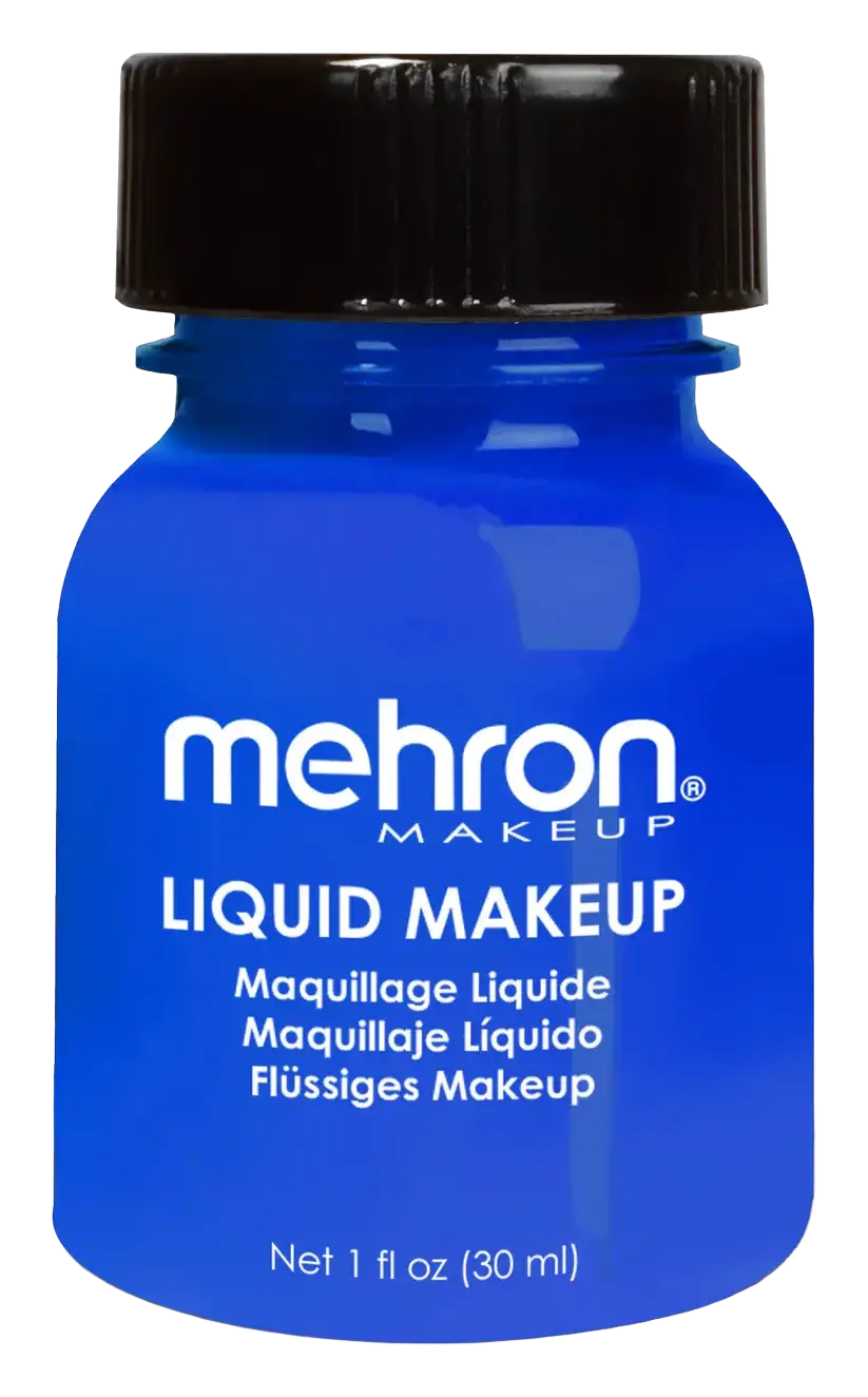 Mehron Makeup Liquid Makeup Glow Blue
