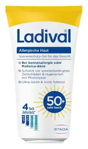 Ladival Allergische Haut Sonnenschutz-Gel Für Das Gesicht SPF 50+