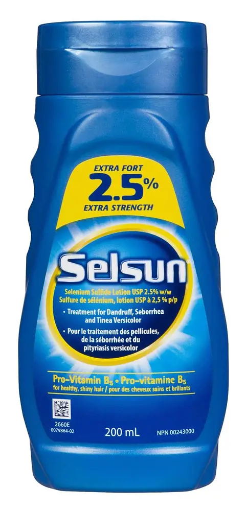 Selsun Blue Extra Strength Selenium Sulfide Lotion 2.5% Canada