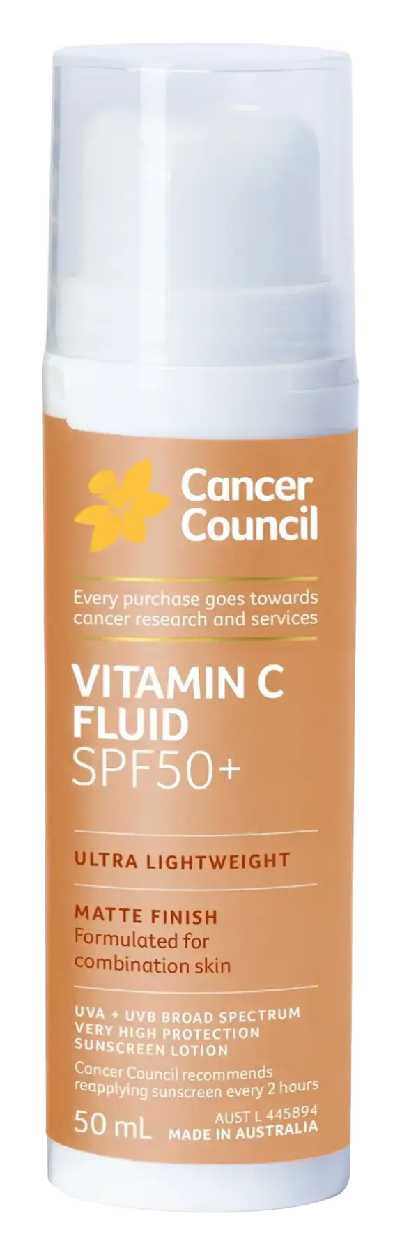 Cancer Council Vitamin C Fluid SPF 50+