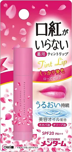 OMI Menturm Kuchibeniga Iranai Tint Lip SPF 20 PA++ Rose Pink