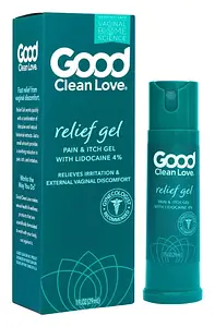 Good Clean Love Relief Gel Pain & Itch With Lidocaine 4%