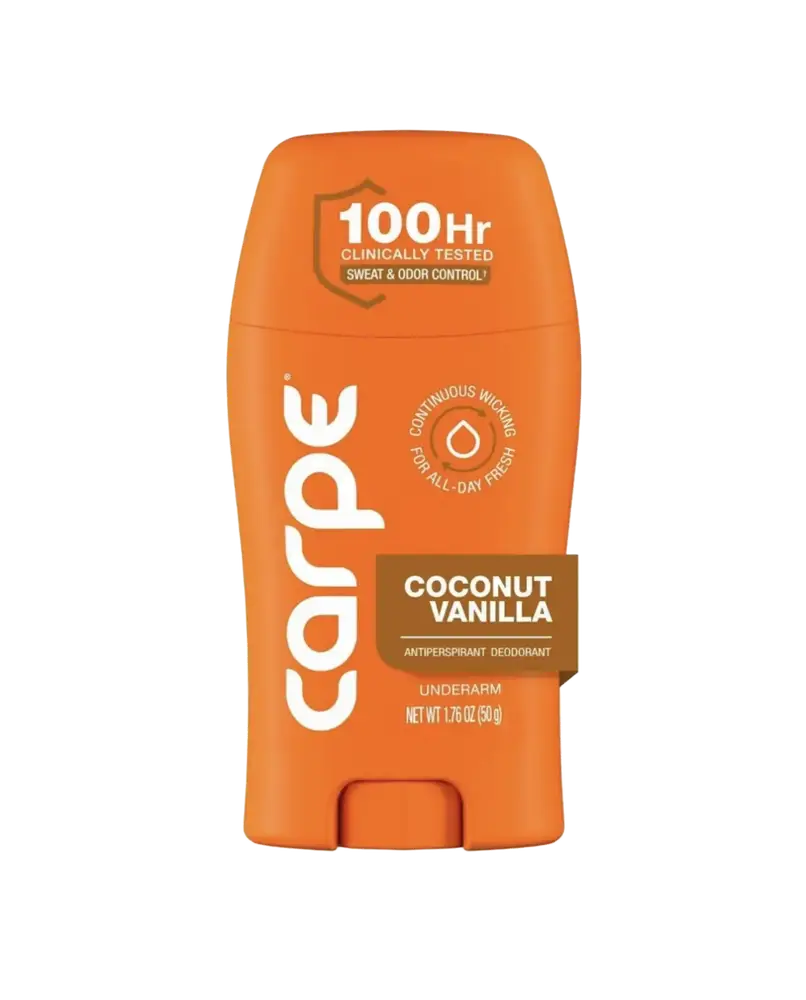 Carpe Antiperspirant Underarm Deodorant Coconut Vanilla