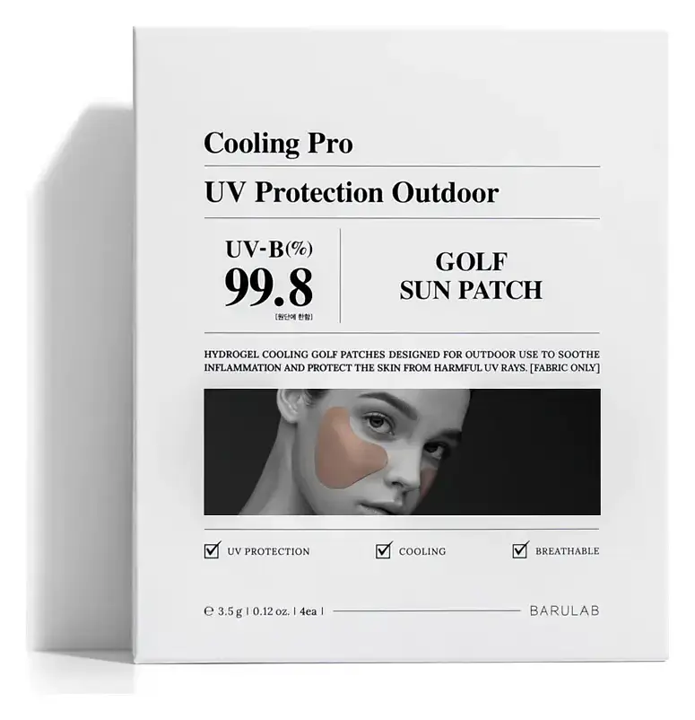 Barulab Cooling Pro UV Protection Outdoor Golf Sun Patch