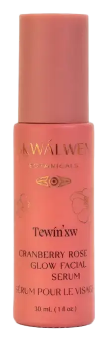 Skwalwen Botanicals Tewín’xw Cranberry Rose Glow Facial Serum