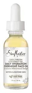 Shea Moisture 100% Virgin Coconut Oil Daily Hydration Overnight Face Oil