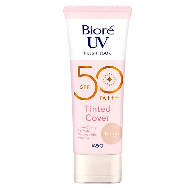 Biore UV Fresh Look Tinted Cover SPF 50 Beige