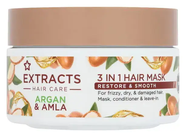 Superdrug Extracts 3 In 1 Hair Mask Argan & Amla