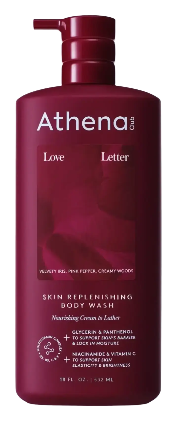 Athena Club Skin Replenishing Body Wash Love Letter
