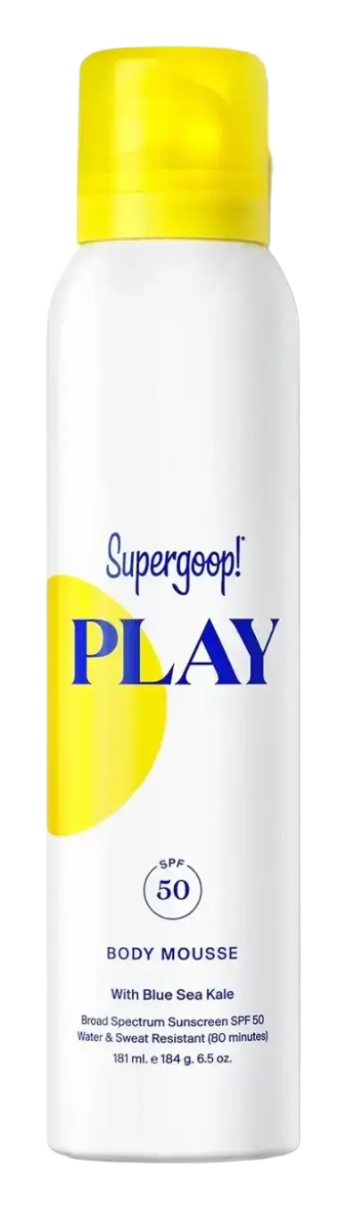 Supergoop! Play Body Mousse SPF 50 With Blue Sea Kale