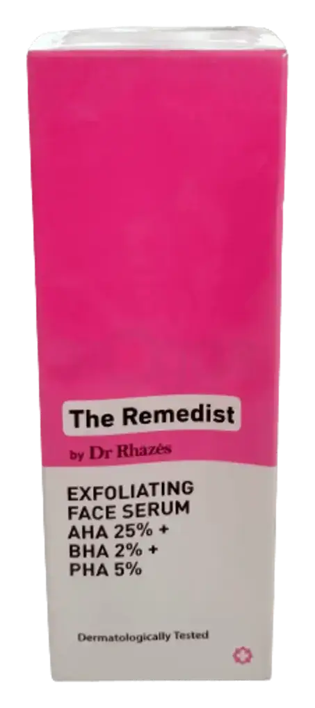 The Remedist by Dr Rhazes Exfoliating Face Serum AHA 25%+BHA 2%+ PHA 5%