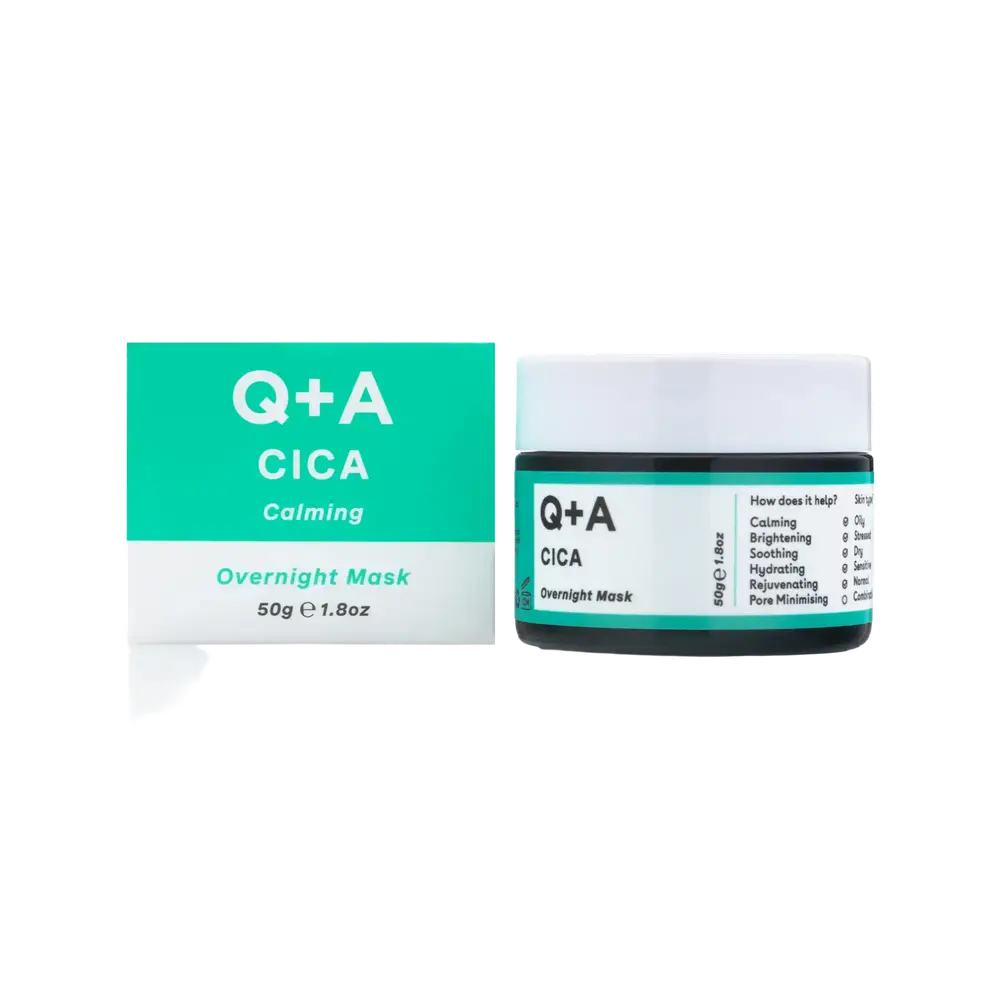 Q + A Cica Overnight Mask