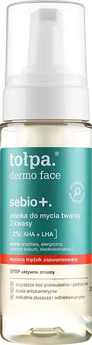 Tołpa Dermo Face Sebio+ Pianka Do Mycia Twarzy 2 Kwasy 2% AHA + LHA
