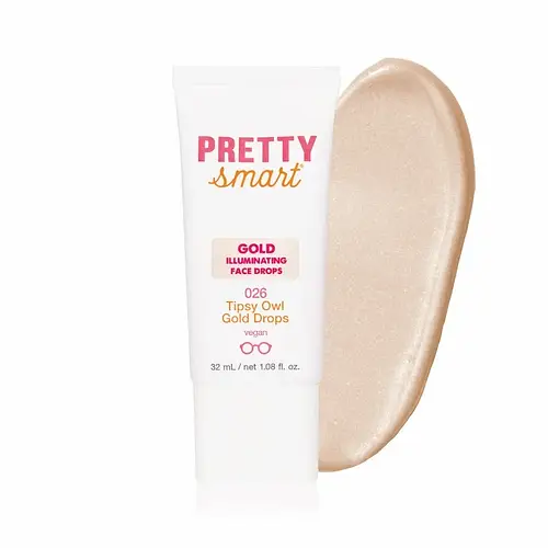 Pretty Smart Cosmetics Tipsy Owl Illuminating Face Drops Gold