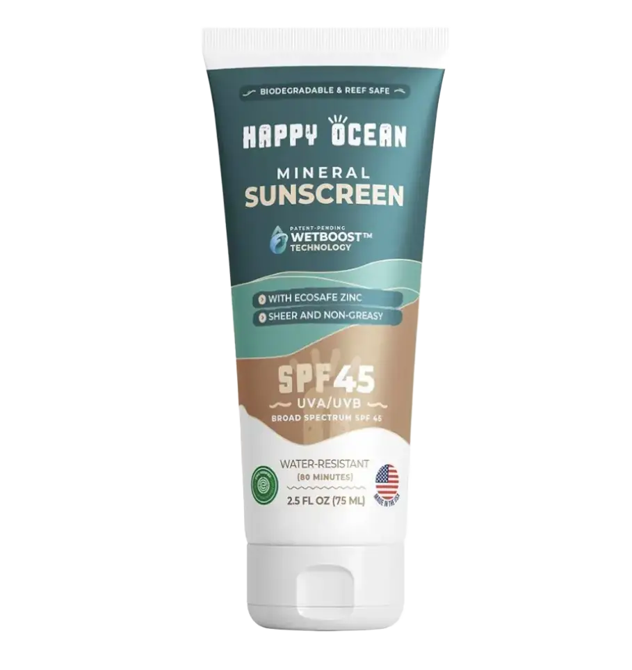 Happy Ocean Mineral Sunscreen SPF 45