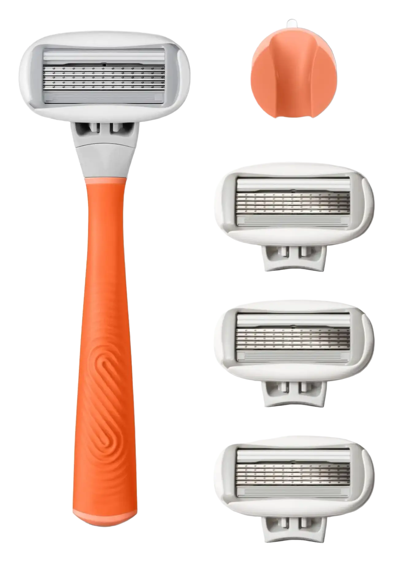 Flamingo 5-Blade Razors for Women Papaya