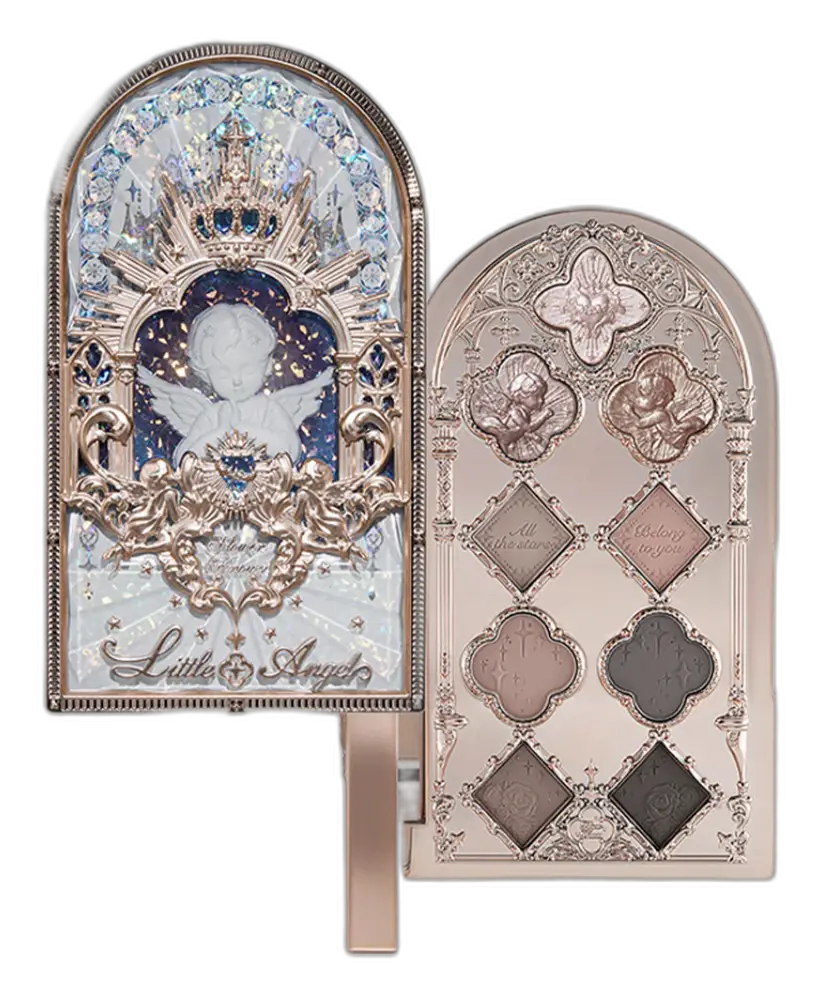 Flower Knows Little Angel 9-Color Eyeshadow Palette Edens Angel