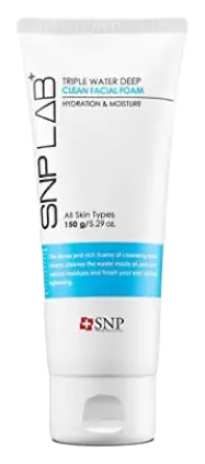 SNP Triple Water Deep Clean Facial Foam