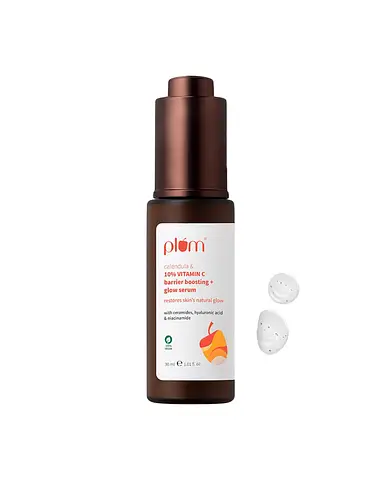 Plum Goodness Calendula & 10% Vitamin C Barrier Boosting + Glow Serum
