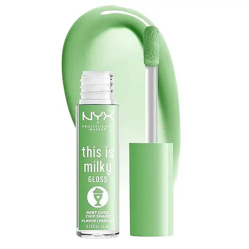 NYX Cosmetics This Is Milky Gloss Mint Chocolate Chip Shake