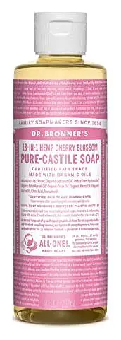 Dr. Bronner's Pure-Castile Liquid Soap Cherry Blossom