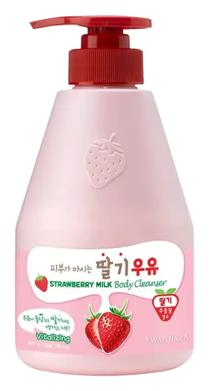 Kwailnara Milk Body Cleanser Strawberry