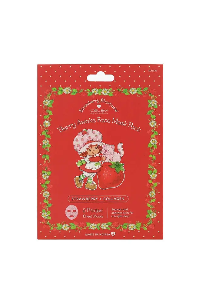 Celavi Celavi X Strawberry Shortcake Berry Awake Face Mask