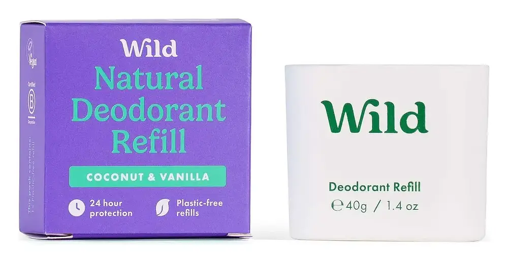 Wild Deodorant Refill Coconut and Vanilla