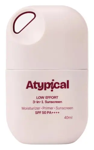 Atypiical Low Effort 3-In-1 Sunscreen SPF 50 PA++++