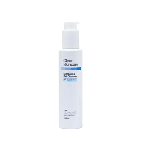 Clear Skincare Exfoliating Gel Cleanser With 8% Glycolic Acid