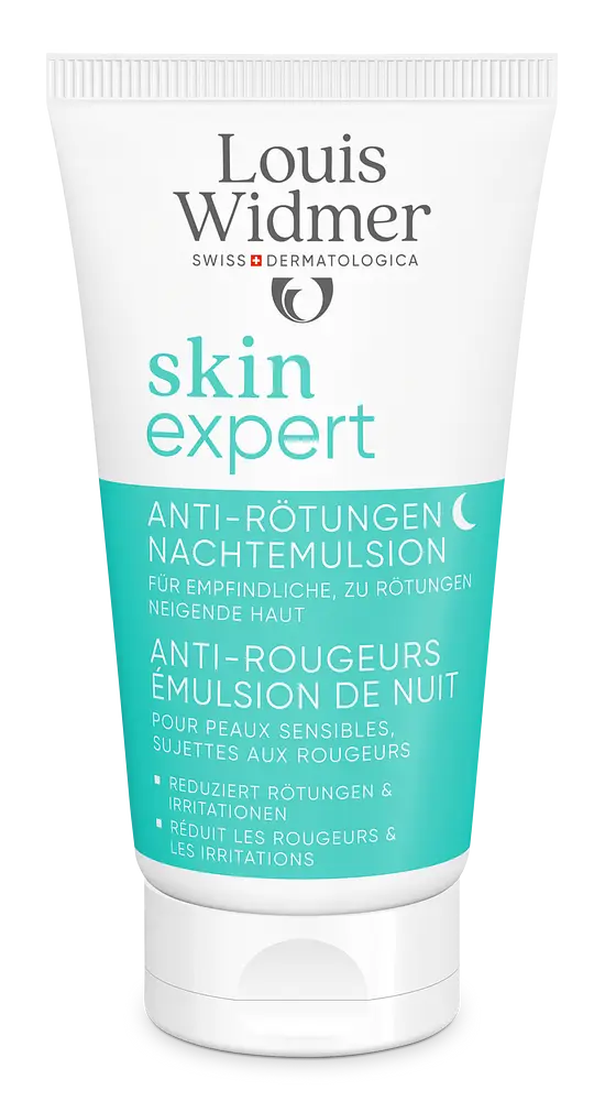 Louis Widmer Skinexpert Anti-Rougeurs Emulsion De Nuit Perfume Free