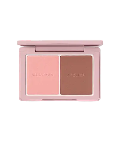 Westman Atelier Baby Cheeks + Face Trace Sculpting Powder Duo Coquette / Mimi