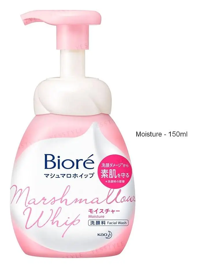 Biore Marshmallow Whip Facial Wash Moisture
