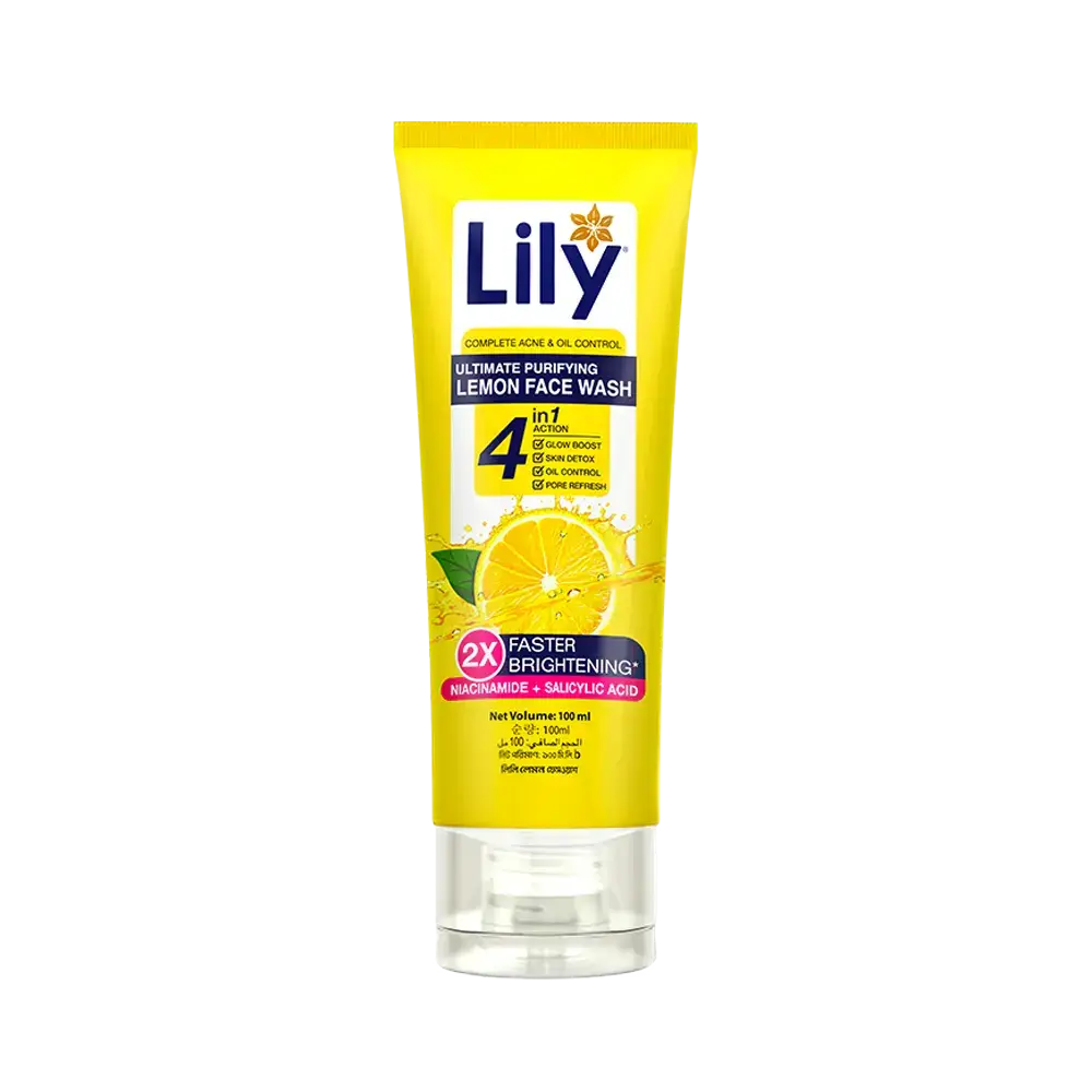 Lily 4 In 1 Action Face Wash Lemon