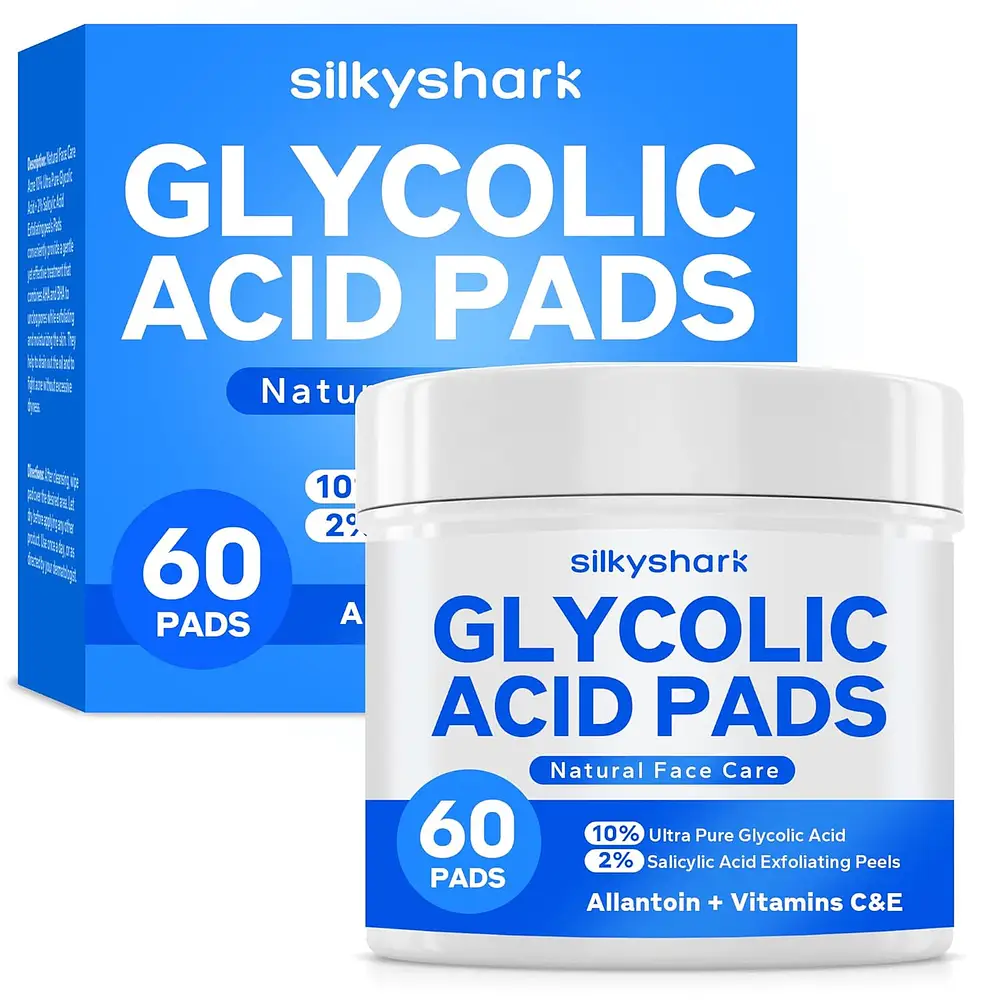 Silkyshark 10% Glycolic Acid Pads