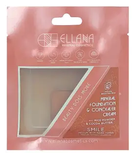 Ellana Mineral Cosmetics Cream To Powder Concealer Refill With SPF 16 Mineral Skinshield Smile
