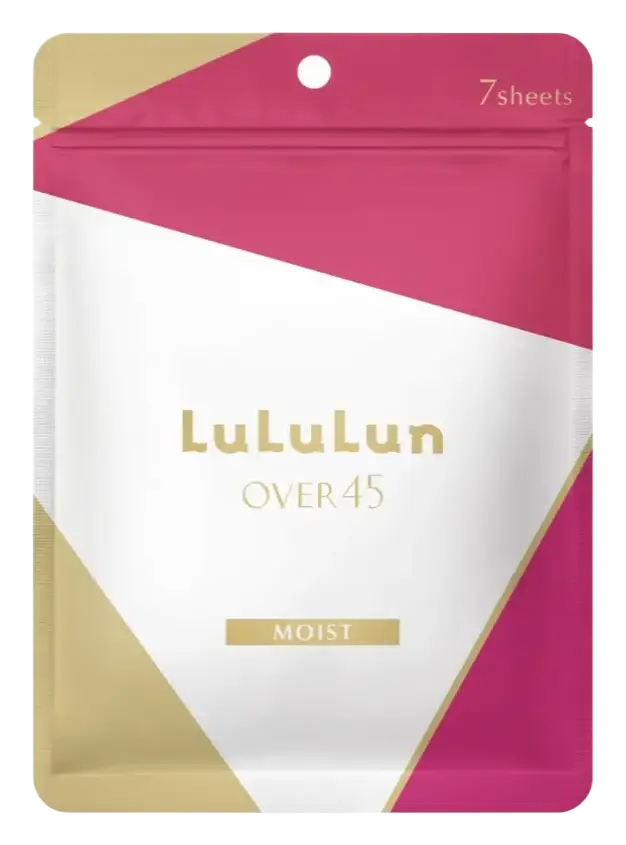 Lululun Over 45 Facial Mask Moist (Camellia Pink)