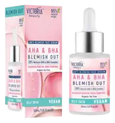 Victoria Beauty AHA & BHA Blemish Out Face Serum