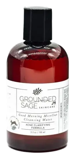 Grounded Sage Acne Clarifying White Willow Bark & Probiotics Micellar Cleansing Water