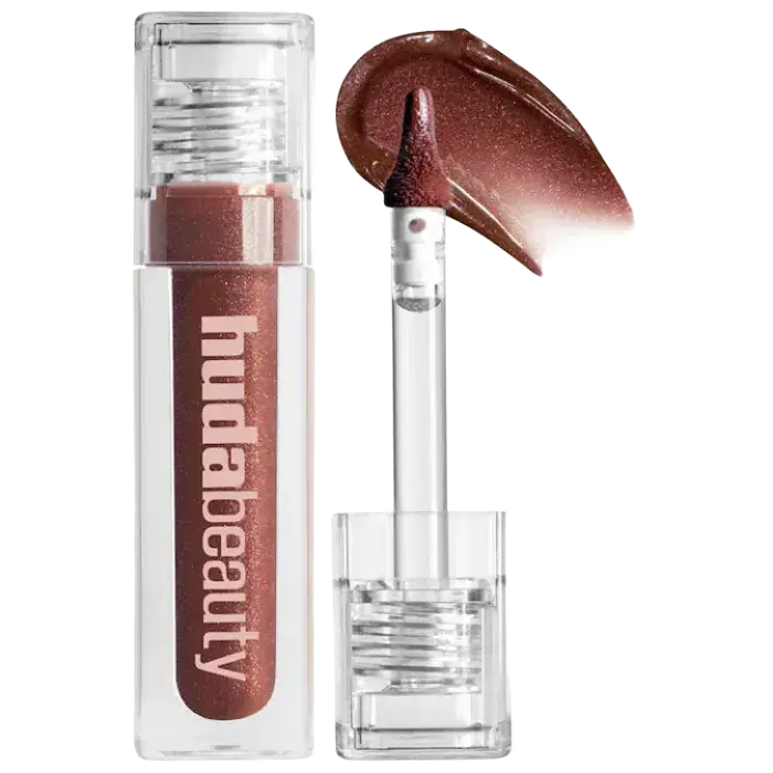 Huda Beauty Faux Filler Extra Shine Lip Gloss She Fire