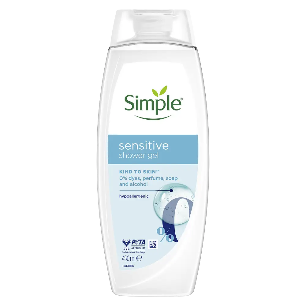 Simple Skincare Kind To Skin Sensitive Shower Gel